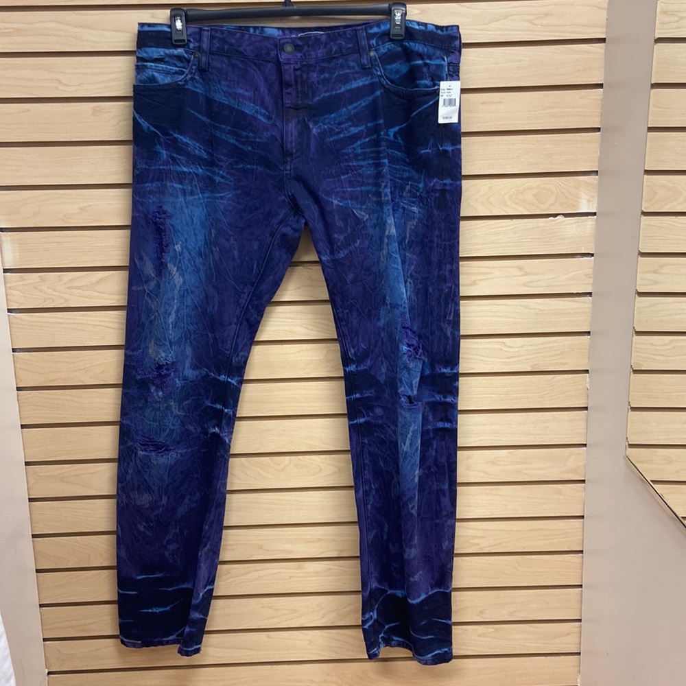 NWT ROBINS JEANS MEN HIGH FASHION SIZE 44 INSEAM 37